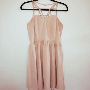 Beaded Strap Mini Dress